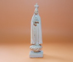 Imagem de Nossa Senhora de Fátima em resina italiana - Dimensão: 18 cm