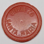 TOKEN ANTIGA FICHA TRANSPORTE EMPREZA SANTA MARIA