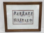 DEBRET - ANTIGA GRAVURA EMOLDURADA. " ESCRAVAS ". MEDINDO A MOLDURA 40.5 X 50.5 CM