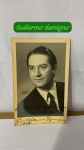 FOTOGRAFIA ASSINADA, GUILLERMO DAMIANO  * CANTOR DE ÓPERA. MEDIDAS 14X9 CM