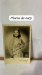 FOTOGRAFIA ASSINADA, * MARIA SÁ EARP -  MEDIDAS 13X9 CM. DEDICATÓRIA A BORIS FEIGHELSTEIN