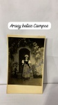 FOTOGRAFIA  ASSINADA, ARACY BELLAS CAMPOS - MEDIDAS 14X9CM.