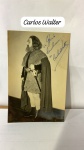 FOTOGRAFIA ASSINADA, CARLOS WALTER CANTOR DE ÓPERA MEDIDAS 14X10 CM. DEDICATÓRIA A BORIS FEIGHELSTEIN