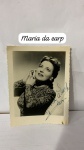 FOTOGRAFIA ASSINADA, MARIA SÁ EARP  CANTORA DE ÓPERA MEDIDAS 13X10 CM. A COLEÇÃO BORIS FEIGHELSTEIN