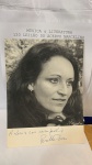 ROSELLE RIZZO FOTOGRAFIA ASSINADA, CANTORA DE ÓPERA MEDIDAS 23X17 CM. COLEÇÃO BORIS FEIGHELSTEIN