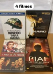 4 DVDs  - PIAF, NARC, NASCIDO PARA MATAR, O PREÇO DE UMA VERDADE   *  EM ÓTIMO ESTADO