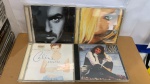 4 CDs : MADONNA, LAURA PAUSINI, CELINE DION, GEORGE MICHAEL * BOM ESTADO