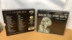 2 CDs:  BOX DUPLO BACK TO THE 80's   * BOM ESTADO