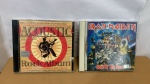 2 CDs:  IRON MAIDEN, ACOUSTIC ROCK ALBUM  * BOM ESTADO