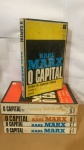 LOTE 5 LIVROS:  O CAPITAL, MIOLO ÍNTEGRO , CAPA COM DESGASTES