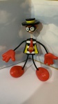 ANTIGO brinquedo Mc Donalds, boneco grande, CERCA DE 20 CM