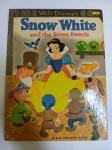 SNOW WHITE AND THE SEVEN DWARFS - A BIG GOLDEN BOOK -  Capa Dura -1952 - Impecável