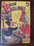 PROF. PINGUIN - Nº 1 - 1952 - Editora SAV - Marcas do tempo 