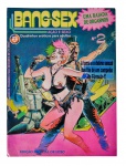 Quadrinhos Eróticos: "Bang-Sex", nº 2, s/d, Editora Onix, com 32 páginas. Edição Especial de Luxo. Título de capa: "Uma rajada de orgasmos - a fome e o delírio sexual das fãs de um campeão de Fórmula 1".