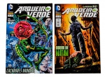DC - ARQUEIRO VERDE - "Os Novos 52!", nºs 1 e 2, de agosto de 2015 e outubro de 2013, respectivamente. Editora Panini Comics. Títulos das capas: "Caçadores Urbanos" e "Segredos que Matam", respectivamente.