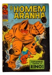 HQ - Revista em Quadrinhos: O HOMEM ARANHA, nº 25, 1ª Série, datada de abril de 1971, Editora EBAL. Título de capa: "Lutando contra o Rino!".