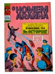HQ - Revista em Quadrinhos: O HOMEM ARANHA, nº 8, 1ª Série, datada de novembro de 1969, Editora EBAL. Título de capa: "...Desmascarado pelo Dr. Octopus!"