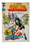 HQ - Revista em Quadrinhos: A nova SUPERMOÇA, nº 5, 4ª Série, datada de dezembro de 1972, Editora EBAL. Título de capa: "Super Moça?".