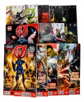 MARVEL - OS VINGADORES (13) - 1ª Série, nºs 1 a 13, datadas de outubro de 2013 a outubro de 2014, Panini Comics Editora. A maioria com 68 páginas. Faz parte da coleção Nova Marvel. Os Vingadores. Os Novos Vingadores. Aventuras Inéditas! Junte-se à REVOLUÇÃO.