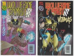 MARVEL - WOLVERINE / GAMBIT (02): "Vítimas" - Minissérie, nºs 1 e 2 - completa, datadas de maio de 1997, com 52 páginas cada.