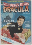HQ - História em Quadrinhos - Capitão Mistério Apresenta: Histórias Reais de DRÁCULA, nº 16, ano 1989, Ed. Bloch, com 50 páginas. Títulos de capa: "A Volta do Vampiro", "E ainda: Eu sou um matador" e "Carona medonha". Página do meio: Contém o pôster "Emblema do Grupo Especial no Vietnã", não contém o decalque.