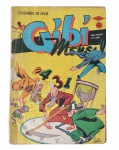 Revista em Quadrinhos - HQ: "GIBI MENSAL" - nº 104, datada de novembro de 1949. Rara revista, com quadrinhos do Escudo, Kid Veloz, Meia-Noite, Capitão Marvel, o Coringa, etc.. Com 66 páginas. Perda da última capa. Com marcas do tempo.