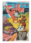 Revista em Quadrinhos - HQ: "GIBI MENSAL" - nº 105, datada de dezembro de 1949. Rara revista, com quadrinhos do Escudo, Maneco, Meia-Noite, Capitão Marvel, Agente-X, etc.. Com 66 páginas. Com marcas do tempo.