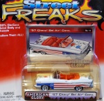Johnny Lightning Street Freaks 1957 Chevy Bel Air Conv  1/64