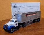 first Gear Mack Tractor & Trailer B-16 1960 Northern Pacific Railroad metal fundido. Conservado na embalagem, original. 42cm