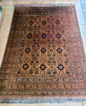 Raro tapete Bukhara antigo, pontos muito finos, em excelente estado de conservação e limpo - Med.: 2,10cm X 3,15m.