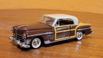 Franklin Mint 11321E 1950 Chrysler Town & Country fundido 1:43  Scale. Conservado na embalagem original, perfeito.
