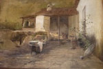 ANTONIO PARREIRAS, Diogo da Silva (Niterói,1860  Niterói, 1937)  Obra raríssima do pintor - Óleo sobre tela " Studio 1897 " datado e assinado em 1897, canto superior esquerdo. Biografia completa: https://pt.wikipedia.org/wiki/Ant%C3%B4nio_Parreiras