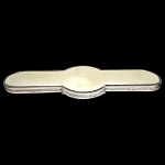 PRATA DE LEI - Presentoir com espelho bisotado e bordas gomadas com parte lateral estilo croiset