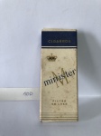Carteira de cigarro MINISTER. FILTRO DE LUXO. Com os cumprimentos da VARIG.