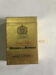 Carteira de cigarro BENSON and HEDGES Special Filter KING SIZE. BY APPOINTMENT TO HER MAJESTY THE QUEEN TOBACCONISTS BENSON & HEDGES LTD. MADE IN ENGLAND. OLD BOND STREET, LONDON W.I