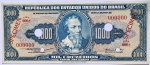 C049sFEL1 - Cedula Brasil - 1000 cruzeiros - Claudionor/Lafer - SPECIMEN - Valor Catalogo - R$ 2400