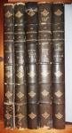 LEONARDO DA VINCI 14521519  -Cinco (05) livros raros Les Manuscrits de Léonard de Vinci G,L & M, edição que M. Charles Ravaisson-Mollien(1848-1919) fez, em1881, dos manuscritos que estão no Institut de France Paris MAISON QUANTIN  MDCCCXC, Les Manuscrits de Léonard de Vinci  H,  por  M. Charles Ravaisson-Mollien(1848-1919)  , Paris MAISON QUANTIN  MDCCC XCI., Les Manuscrits de Léonard de Vinci  B & D,  por  M. Charles Ravaisson-Mollien(1848-1919)  , Paris MAISON QUANTIN  MDCCC LXXXIII, Les Manuscrits de Léonard de Vinci  A,  por  M. Charles Ravaisson-Mollien(1848-1919)  , Paris MAISON QUANTIN  MDCCC LXXXI e Les Manuscrits de Léonard de Vinci  F & I,  por  M. Charles Ravaisson-Mollien(1848-1919)  , Paris MAISON QUANTIN  MDCCC  LXXXIX. Manuscritos provam que Da Vinci esboçou leis do atrito 2 séculos antes de elas surgirem.Capa dura com mínimo desgaste folhas iniciais amareladas.