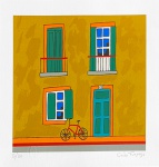 CARLOS FURTADO, Fachada - Serigrafia - Medidas 35x30cm - A.C.I.D - Sem moldura - GRAVURA ORIGINAL ASSINADA