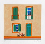 CARLOS FURTADO, Fachada - Serigrafia - Medidas 35x30cm - A.C.I.D - Sem moldura - GRAVURA ORIGINAL ASSINADA