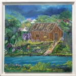 Marlene Kirchesch  -  Composição - Óleo sobre tela - - 42x42 cm - ACID 2000