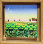 AMMOM DE DEUS, A tarde poetica - Acrilica sobre tela - 15x15 cm - ACID 