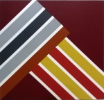 MAURICIO NOGUEIRA LIMA, Guardanapo - Acrílica sobre tela colado em duratex -80x80 cm - Assinado no verso 1985