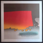 FUKUDA, Composição - Gravura numerada - 70x70 cm - ACID