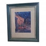 Reprodução de quadro de Van Gogh, Café Terraza à noite, y60 x 50 cm.