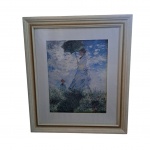 Reprodução Claude Monet , Mulher com sombrinha, 54 x 46 cm.