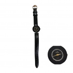 Relógio de pulso feminino quartz manufatura Mirvaine, não foi testado, Diam. 2,5 cm.