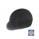 Capacete feminino para hipismo importado, International Riding Helmets, Tamanho M, na cor preta.