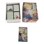 Jogo de cartas IROHAKARUTA-UTAKARUTA- japonês, em sua embalagem original, além do jogo ajuda alfabetização japonesa, acompanha fita K7 e manual.
