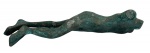 SUZANA LEVY (Rio 1937 / idem 2023) - Imponente escultura de mesa em bronze cinzelado, nu feminino. Mede 67cm altura x 34cm.