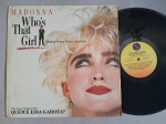 LP MADONNA - WHOS THAT GIRL // CAPA CONFORME FOTOS // DISCO EM MUITO BOM ESTADO // PODE CONTER RISCOS QUE CAUSAM CHIADOS, RUÍDOS OU PULOS